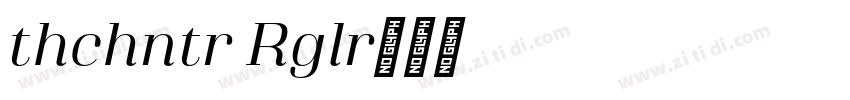 Athachantr Regular字体转换